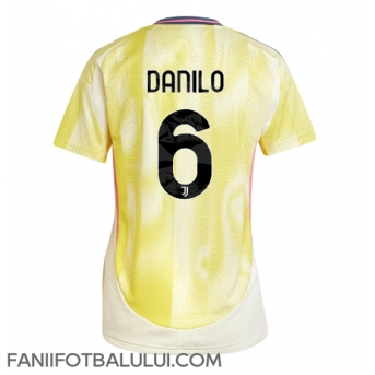 Juventus Danilo Luiz #6 Tricou Fotbal Replică 2024-25 Femei Deplasare
